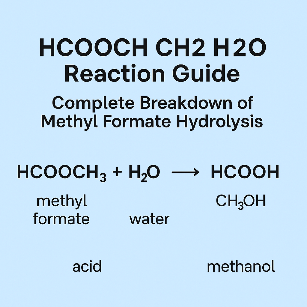 hcooch ch2 h2o