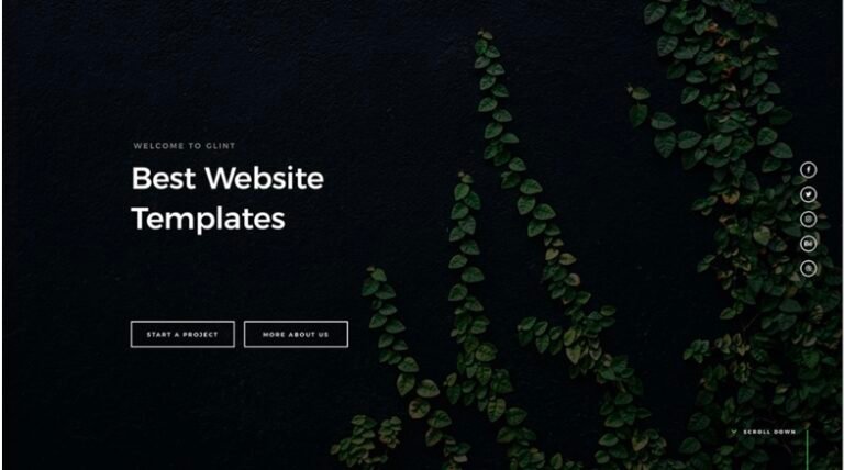 Exploring Modern Design Ideas with Free HTML Templates