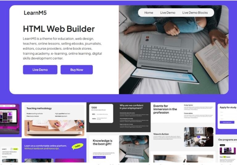 How an HTML Page Builder Helps You