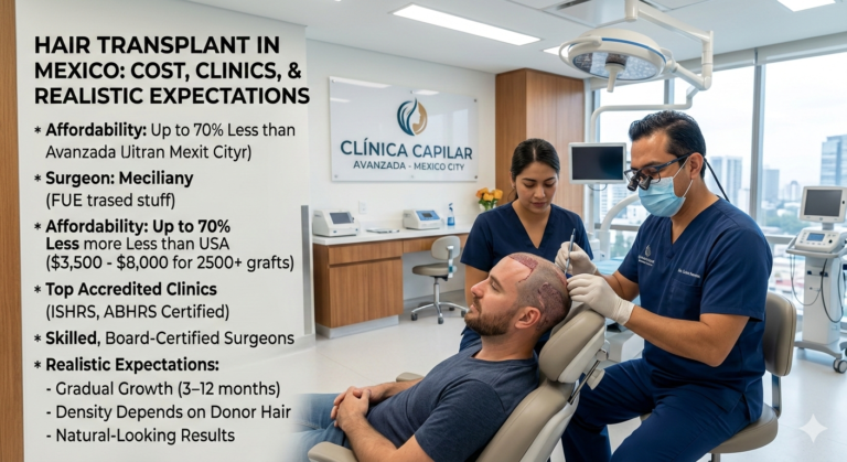 Hair Transplant in Mexico: Cost, Clinics, and Realistic Expectations