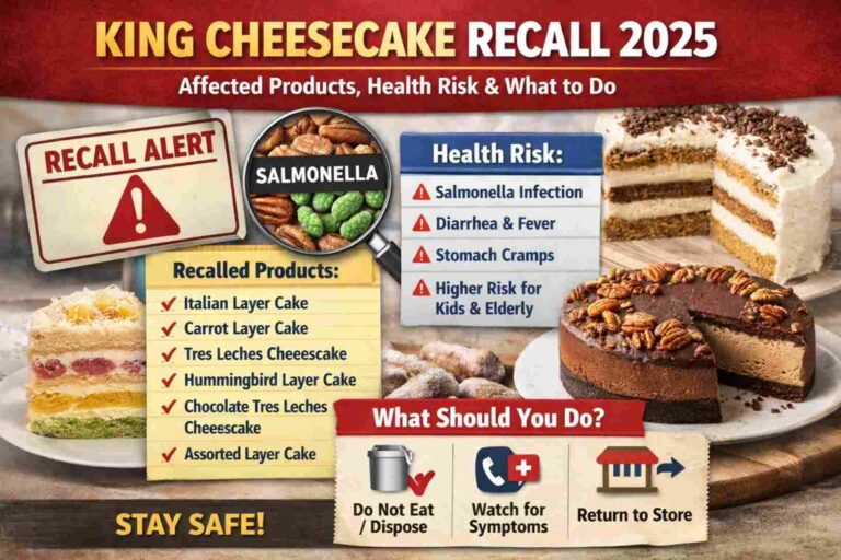 King Cheesecake Recall