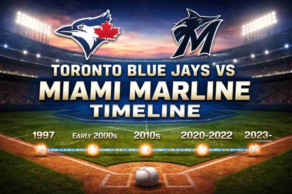 Toronto Blue Jays vs Miami Marlins Timeline