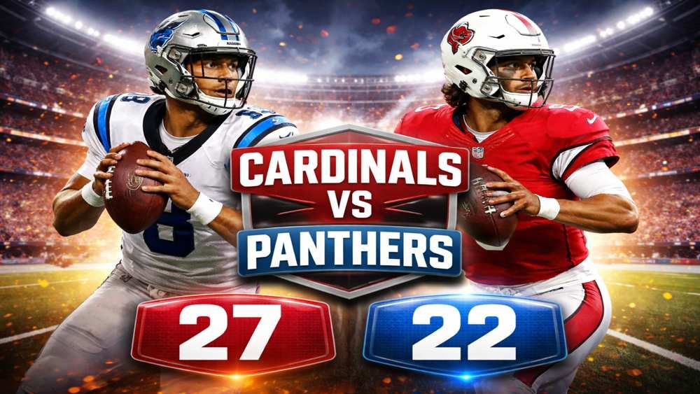 Arizona Cardinals vs Carolina Panthers Match Player Stats