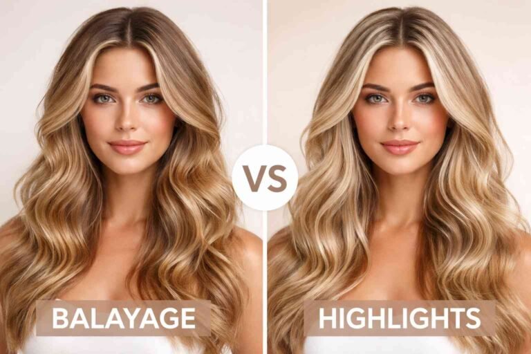 Balayage vs Highlights