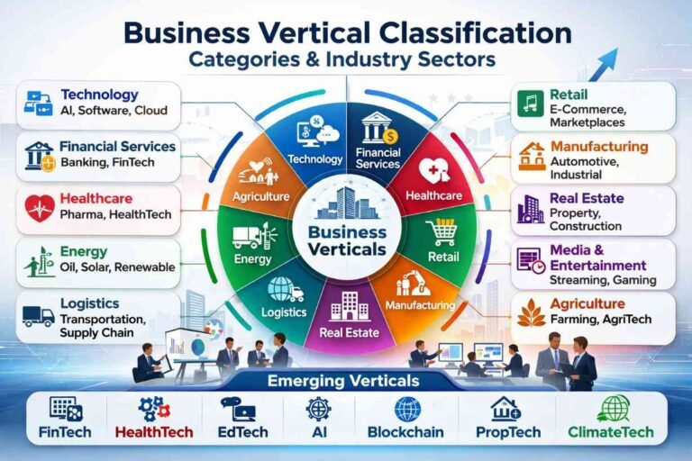 Business Vertical Classification Categories