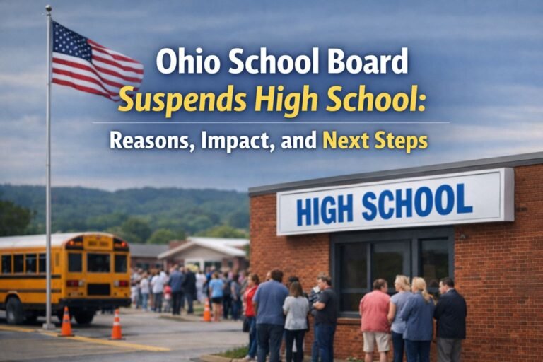 Ohio School Board Suspends High School