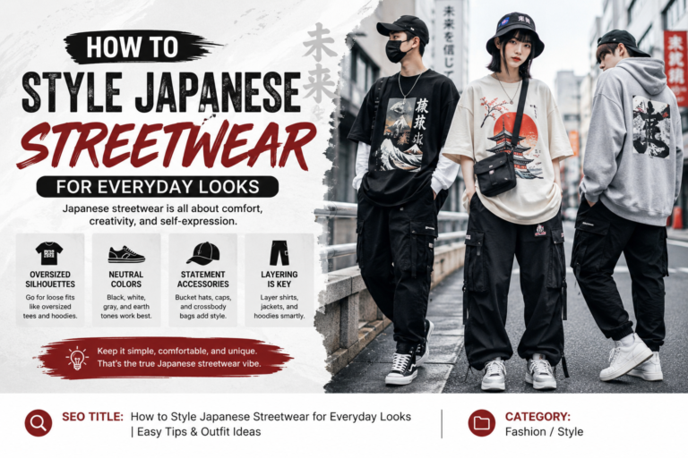 How to Style Japanese Streetwear for Everyday Looks